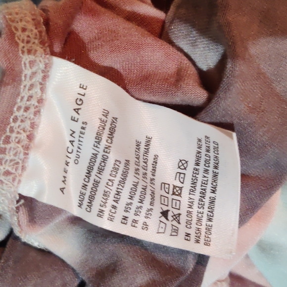 American Eagle Outfitters Soft and Sexy Tie Dye Tee - Picture 5 of 5